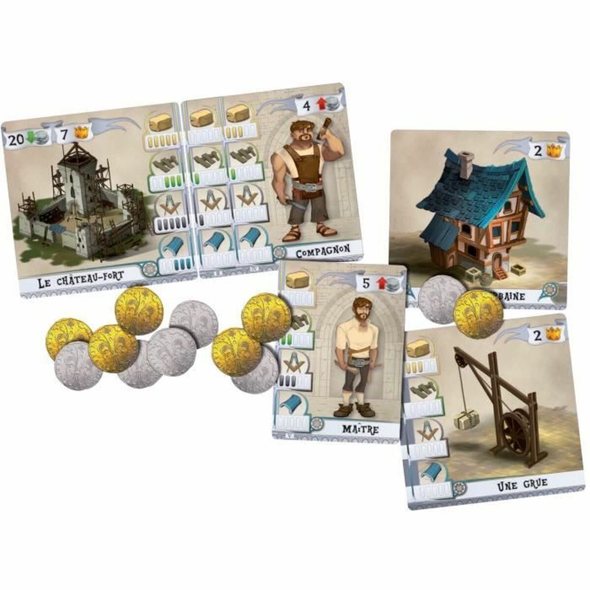 Board game Asmodee Btisseurs (Les) : Moyen ge (FR)