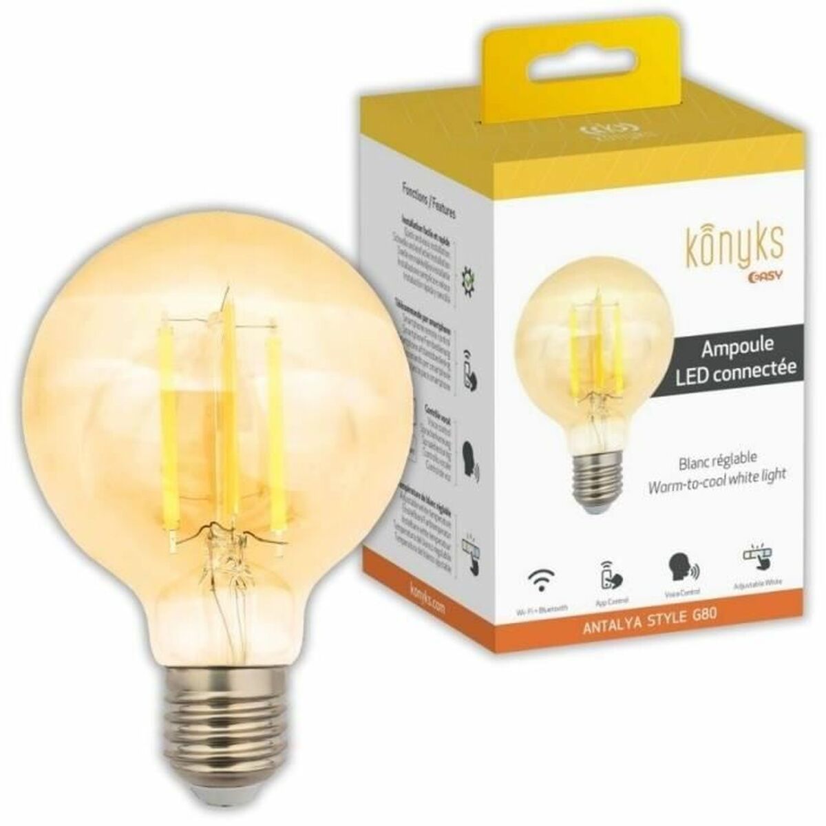 Smart Light bulb Konyks e27 E27 (6500 K) Smart Light bulb Konyks e27 E27 (6500 K)