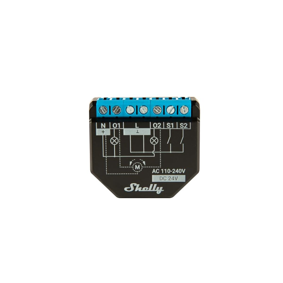 Wi-Fi switch module Shelly Plus 2PM WLAN 240 V WiFi