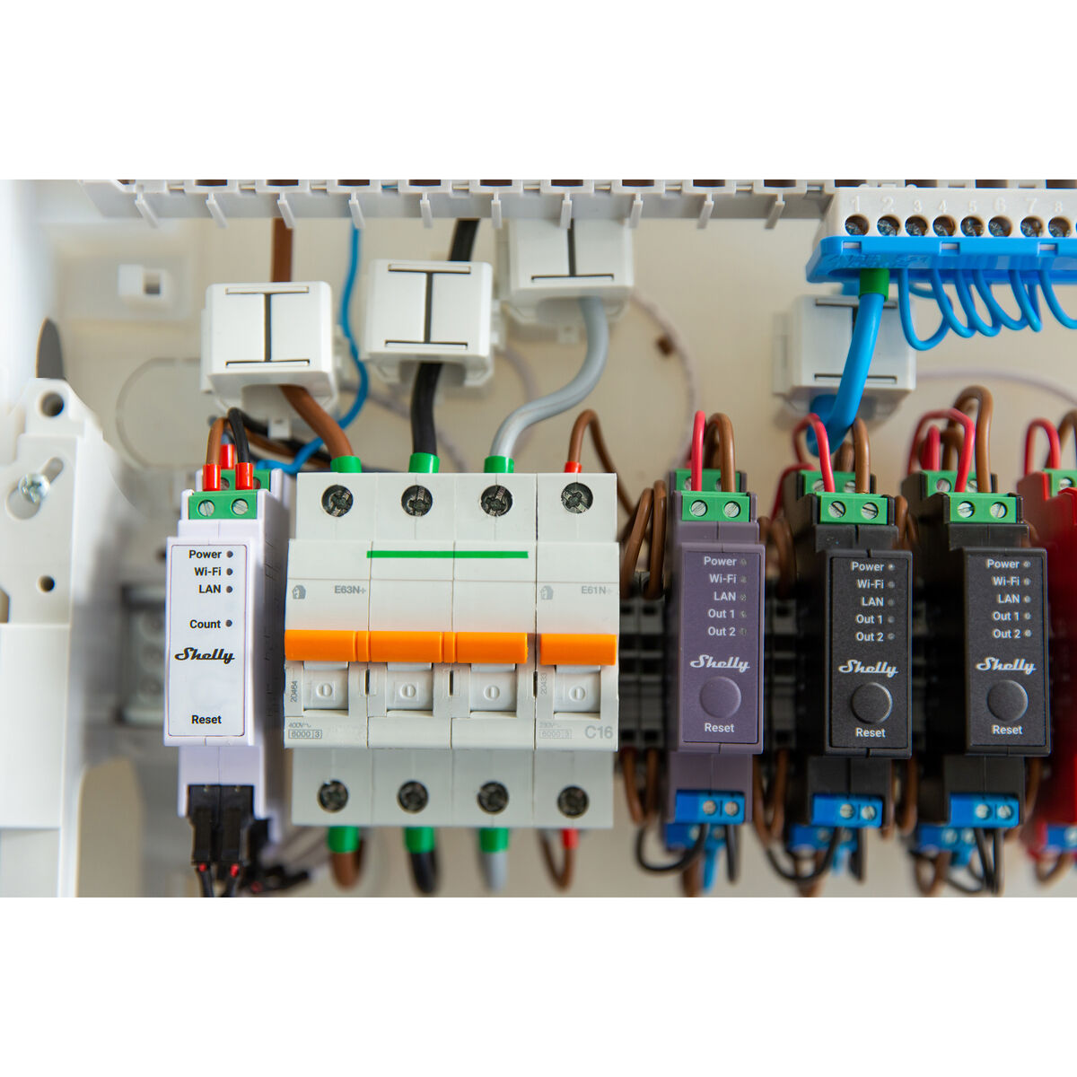 Wi-Fi switch module Shelly PRO 3EM 120A Wi-Fi