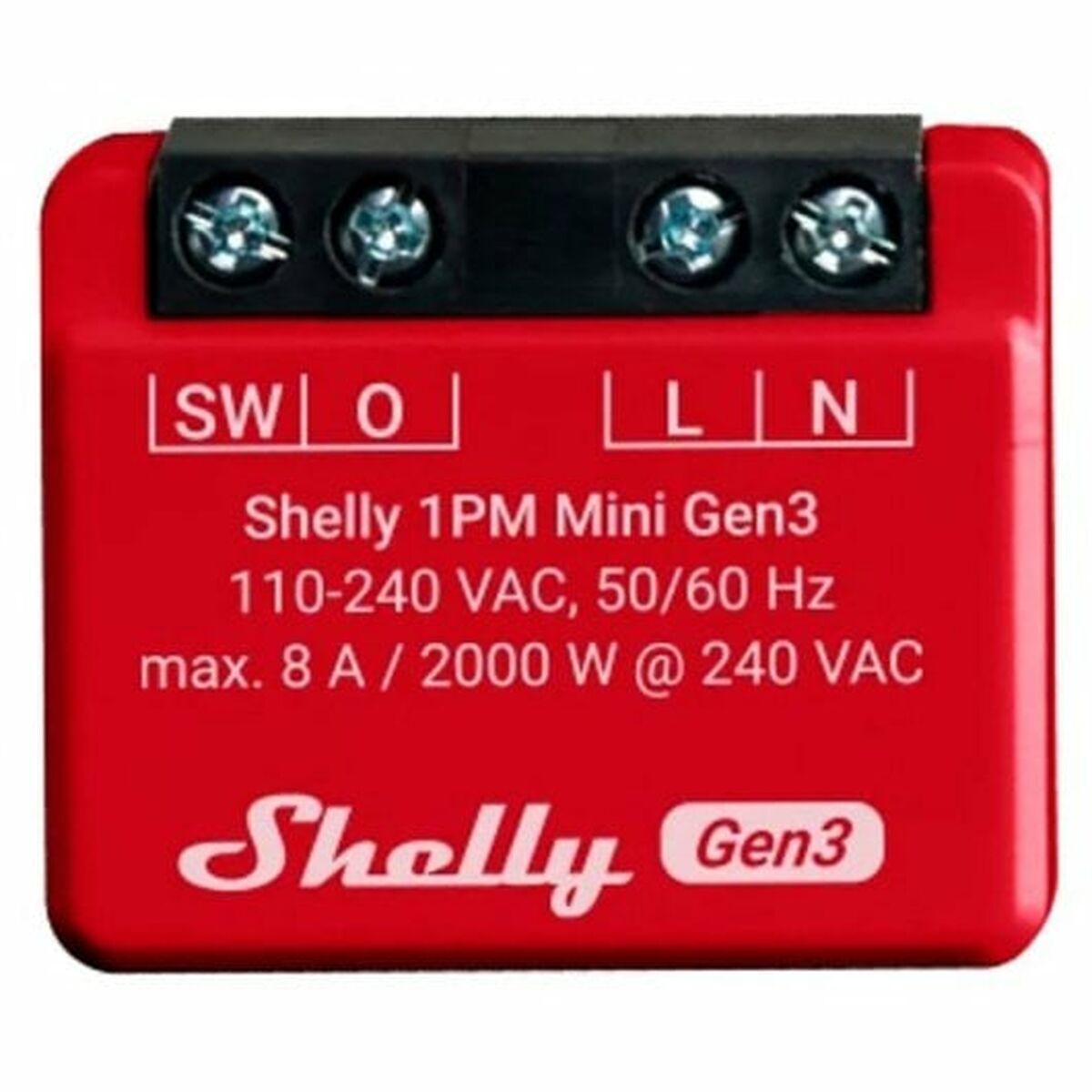 Wi-Fi switch module Shelly Mini 1PM Gen3 Bluetooth Wi-Fi Bluetooth 4.2 Wi-Fi switch module Shelly Mini 1PM Gen3 Bluetooth Wi-Fi Bluetooth 4.2