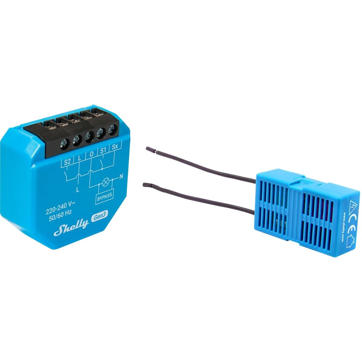Smart Plug Shelly S3SW-0A1X1EUL Bluetooth Wi-Fi 230 V 10 A Smart Plug Shelly S3SW-0A1X1EUL Bluetooth Wi-Fi 230 V 10 A