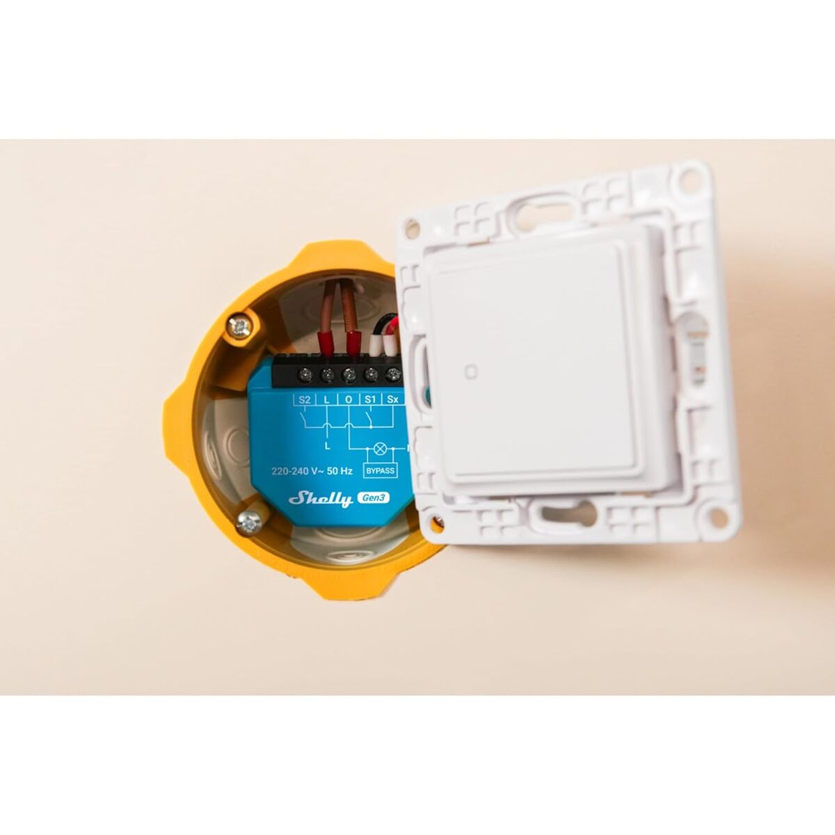 Smart Plug Shelly S3SW-0A2X4EUL Bluetooth Wi-Fi 230 V 16 A