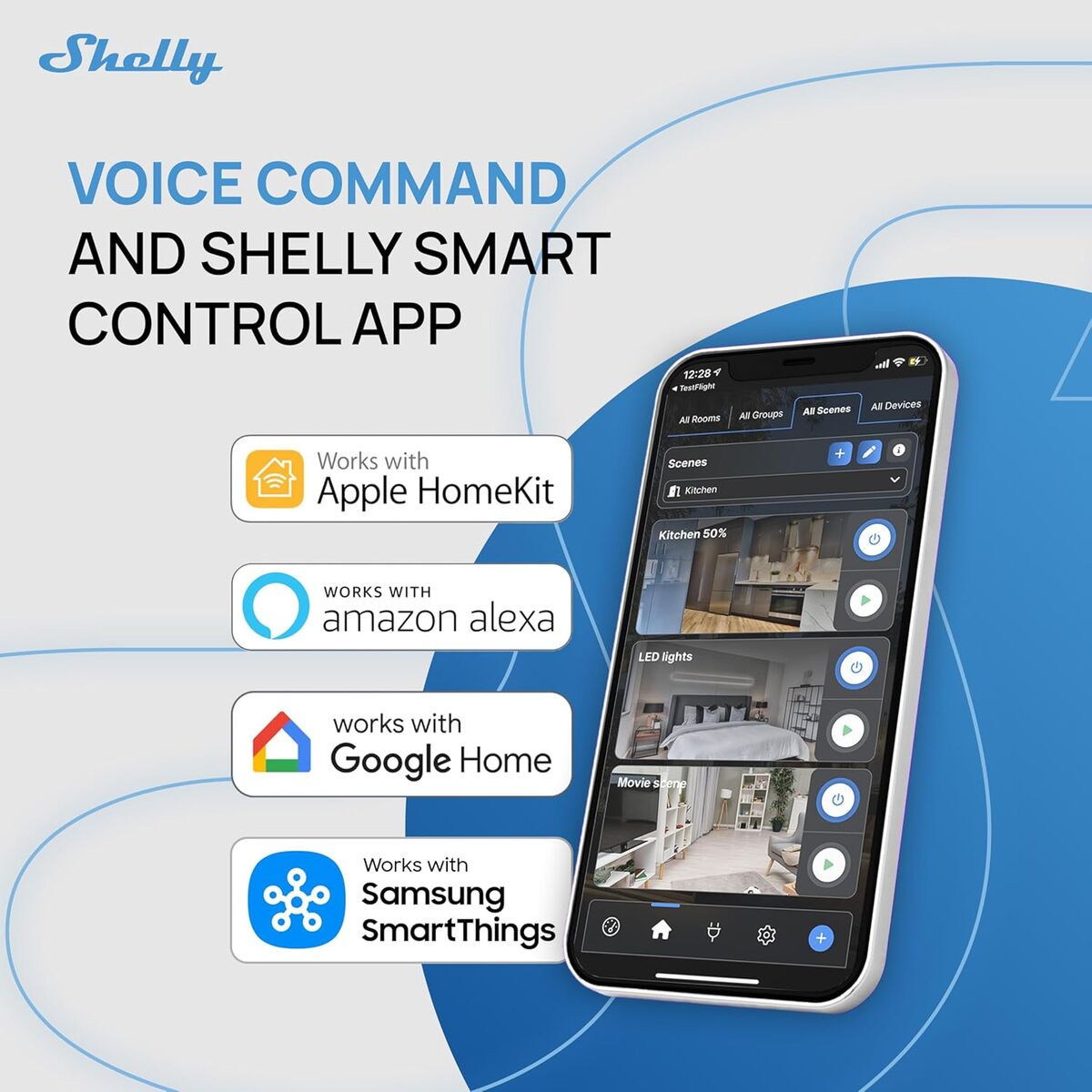 Smart Plug Shelly SHELLY 1PM GEN4 4-PACK Wi-Fi 230 V 16 A (4 Units)