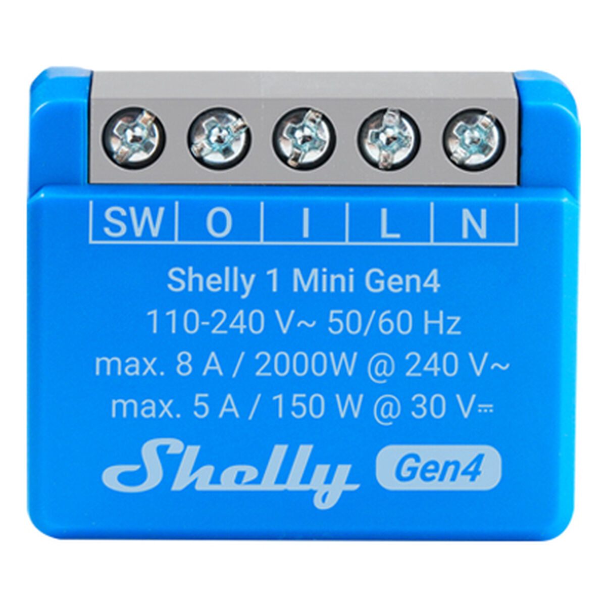Smart Plug Shelly S4SW-001X8EUU Bluetooth Wi-Fi Bluetooth 5.0 Smart Plug Shelly S4SW-001X8EUU Bluetooth Wi-Fi Bluetooth 5.0