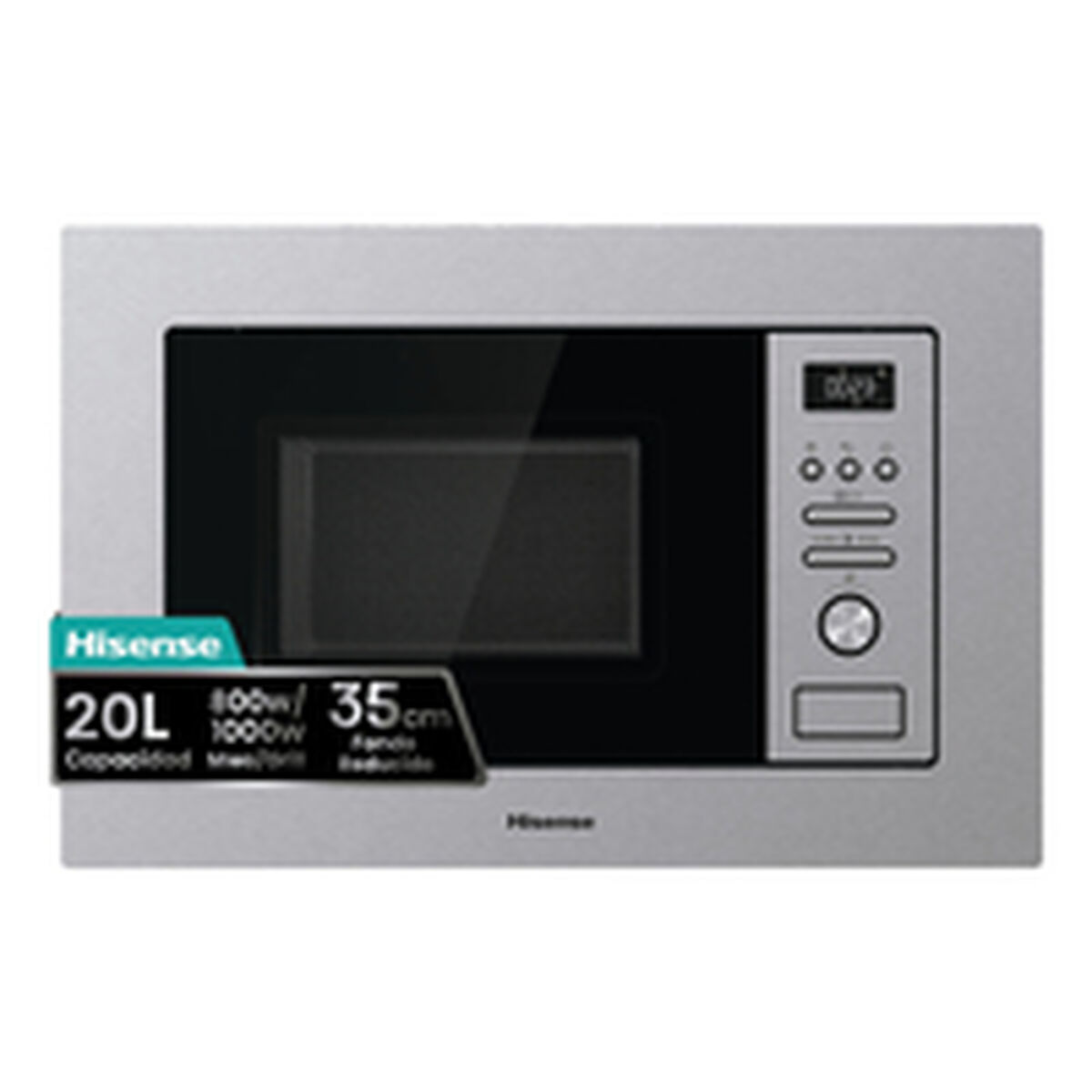 Microwave with Grill Hisense BIM320G41X 800 W 20 L Steel Microwave with Grill Hisense BIM320G41X 800 W 20 L Steel