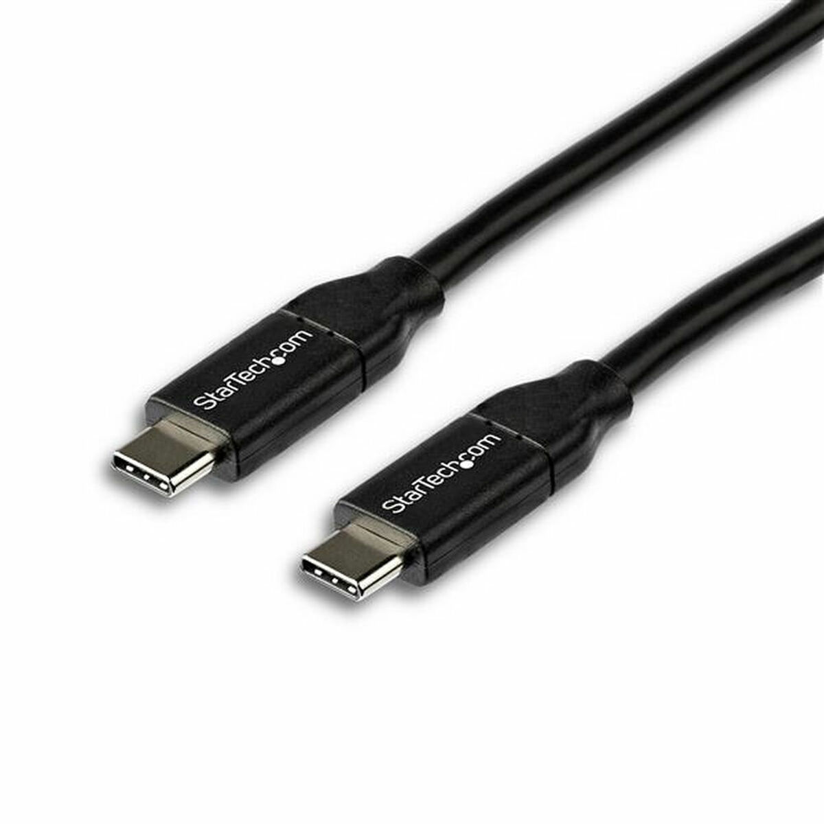 Cable USB C Startech USB2C5C2M Black 2 m Cable USB C Startech USB2C5C2M Black 2 m