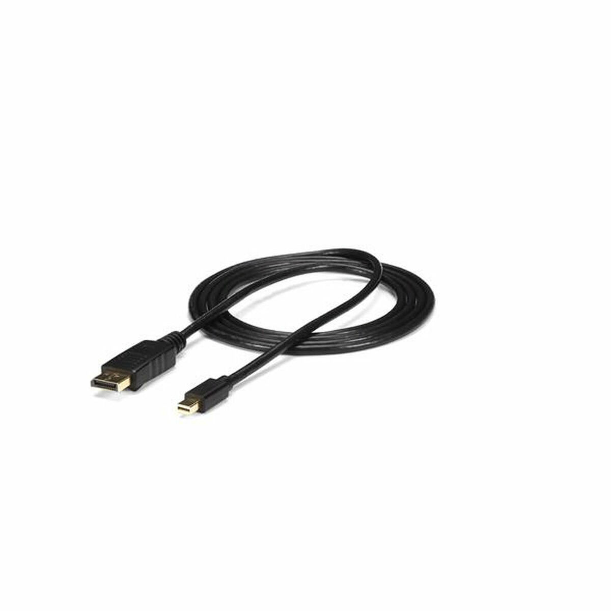 DisplayPort Cable Startech MDP2DPMM10 3 m 4K Ultra HD Black DisplayPort Cable Startech MDP2DPMM10 3 m 4K Ultra HD Black