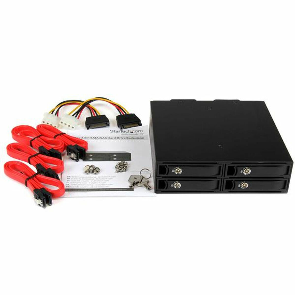 Rack Startech SATSASBP425 Black Portable 2,5″