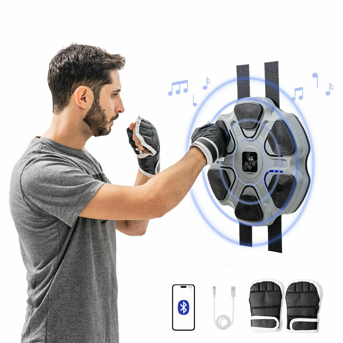 Rechargeable Music Boxing Machine InnovaGoods (Refurbished B)