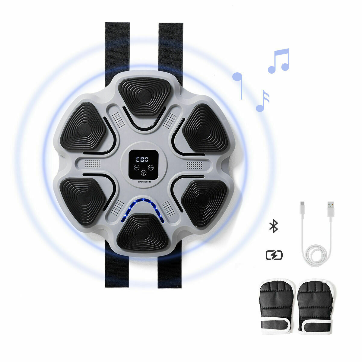 Rechargeable Music Boxing Machine InnovaGoods (Refurbished B)