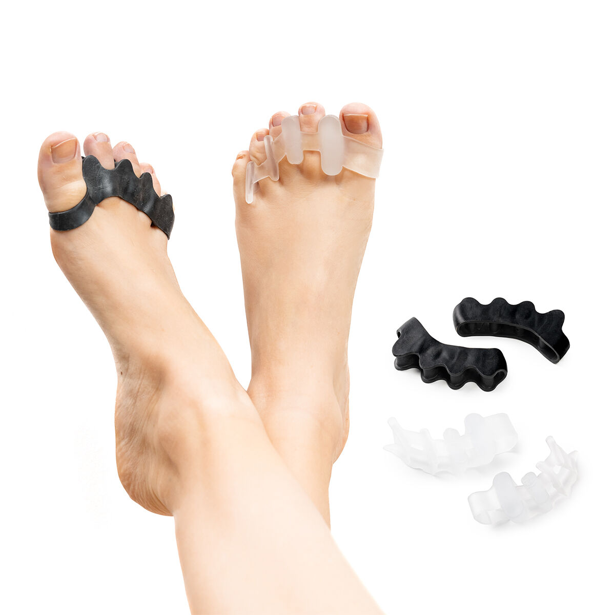 Toe Separators for Relaxation and Sport Toelax InnovaGoods 4 Units Toe Separators for Relaxation and Sport Toelax InnovaGoods 4 Units