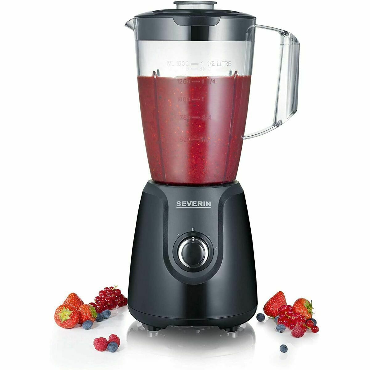 Cup Blender Severin SM 3707 Black 600 W 1,5 L