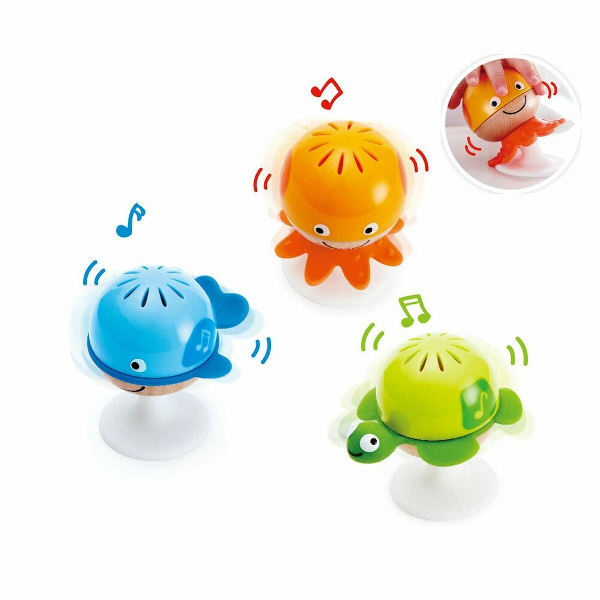 Baby toy Hape Stay-put Aquatic animals 3 Pieces Baby toy Hape Stay-put Aquatic animals 3 Pieces