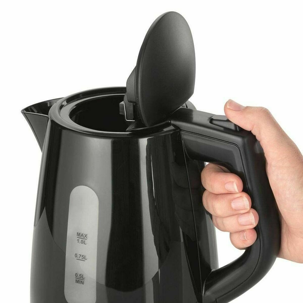 Water Kettle and Electric Teakettle Severin WK 3410 Black Plastic 2200 W 1 L
