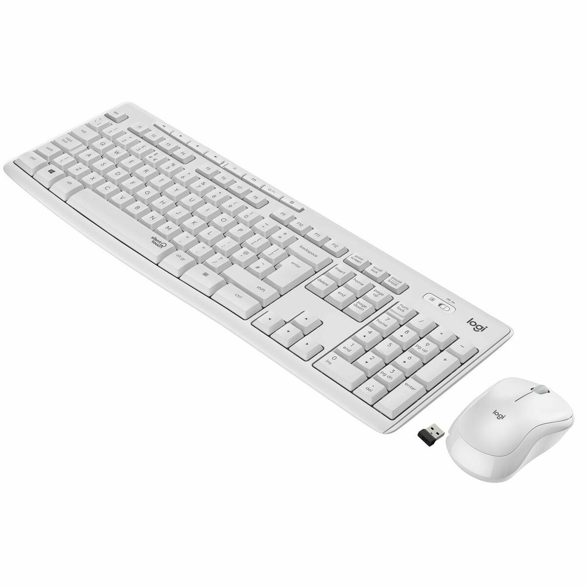 Keyboard Logitech 920-009823 White Spanish Qwerty QWERTY Qwerty UK Keyboard Logitech 920-009823 White Spanish Qwerty QWERTY Qwerty UK