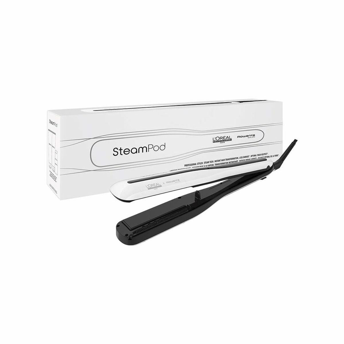 Hair Straightener L’Oréal Paris E3141800 White/Black 2-in-1 White