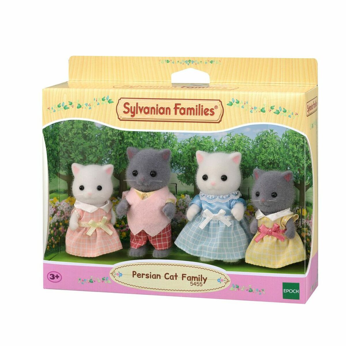 Dolls Sylvanian Families 5455 The Persian Cat Family