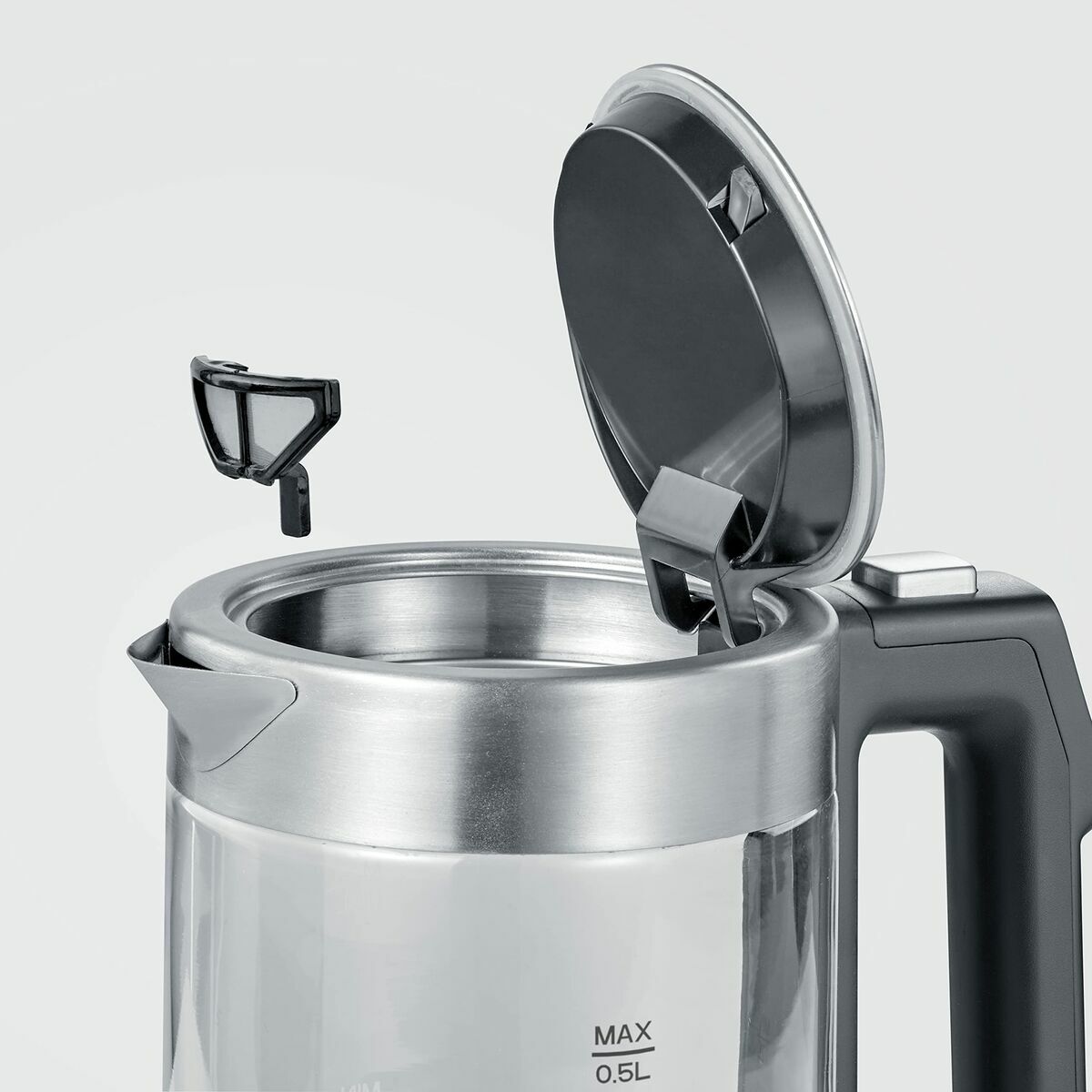 Kettle Severin WK 3458 Black Stainless steel 1100 W 500 ml