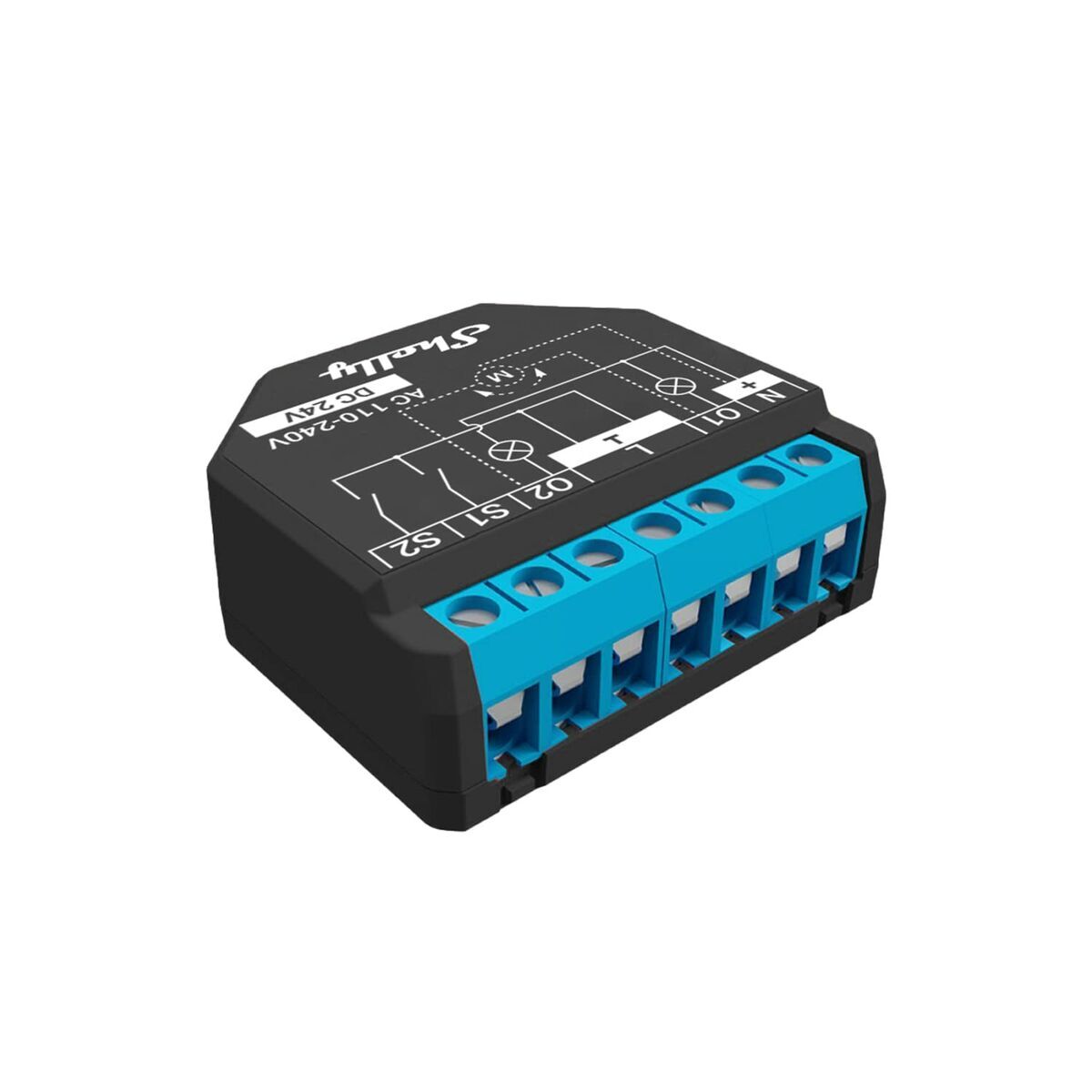 Wi-Fi switch module Shelly Plus 2PM WLAN 240 V WiFi