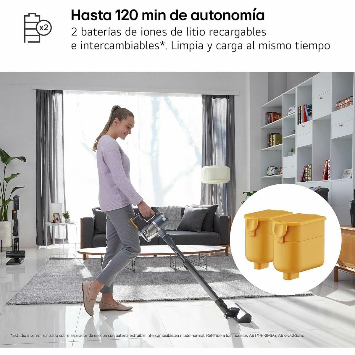 Cordless Cyclonic Hoover with Brush LG A9K-CORE3S