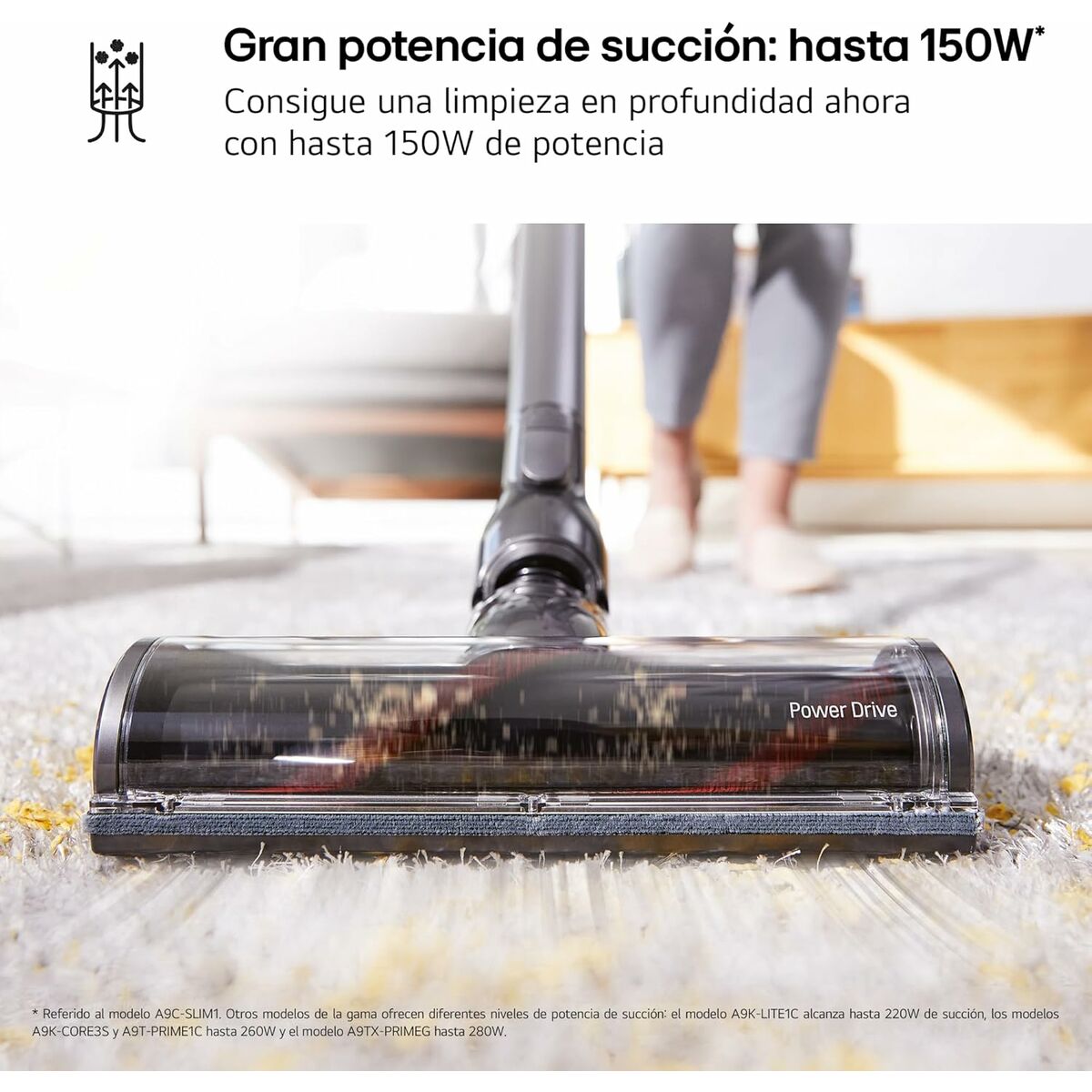 Cyclonic Stick Vacuum Cleaner LG A9C-SLIM1C