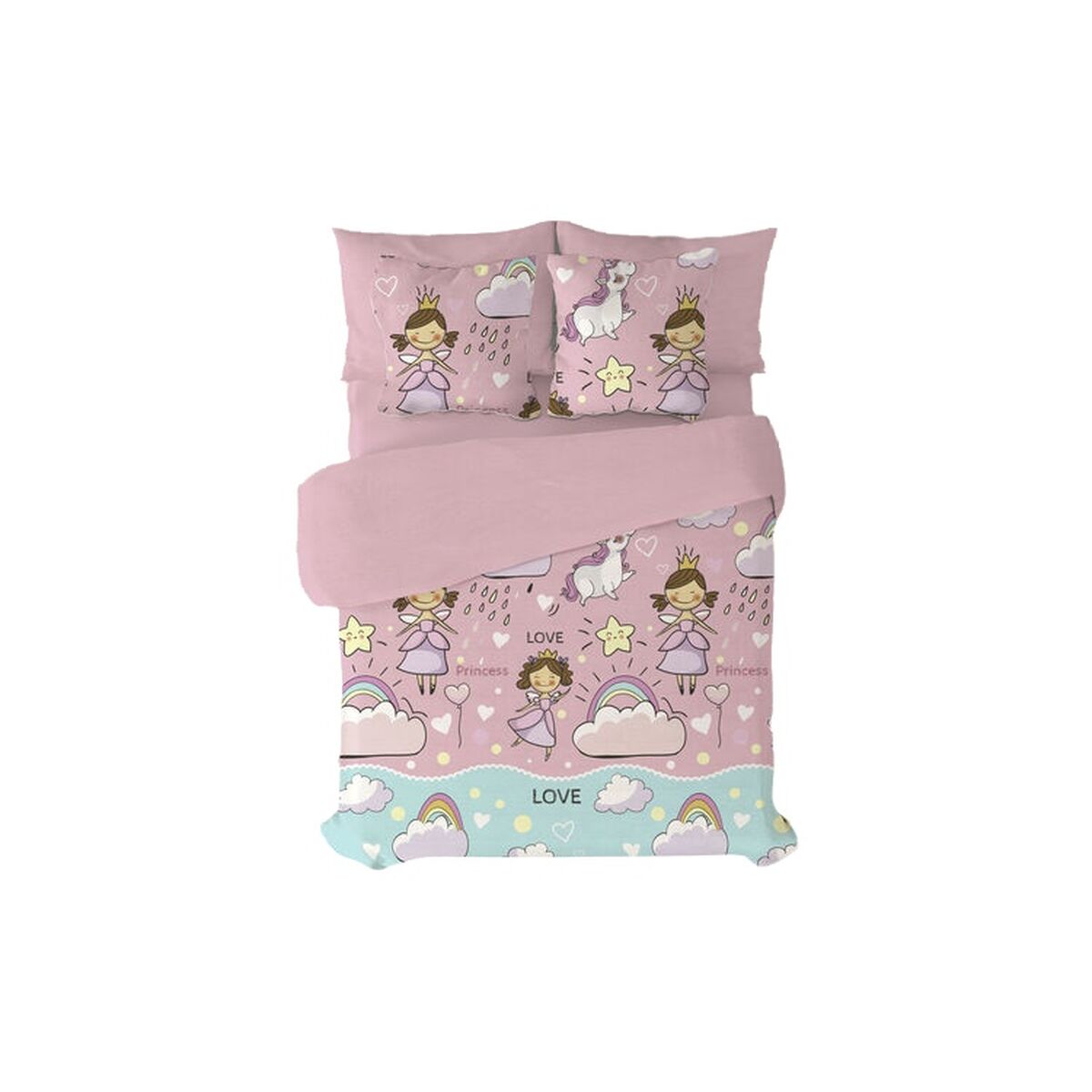 Duvet cover set Pierre Cardin Morgana Pink Single 3 Pieces Duvet cover set Pierre Cardin Morgana Pink Single 3 Pieces