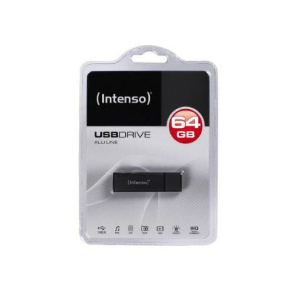 USB and Micro USB Memory Stick INTENSO ALU LINE 64 GB Anthracite 64 GB USB stick USB and Micro USB Memory Stick INTENSO ALU LINE 64 GB Anthracite 64 GB USB stick