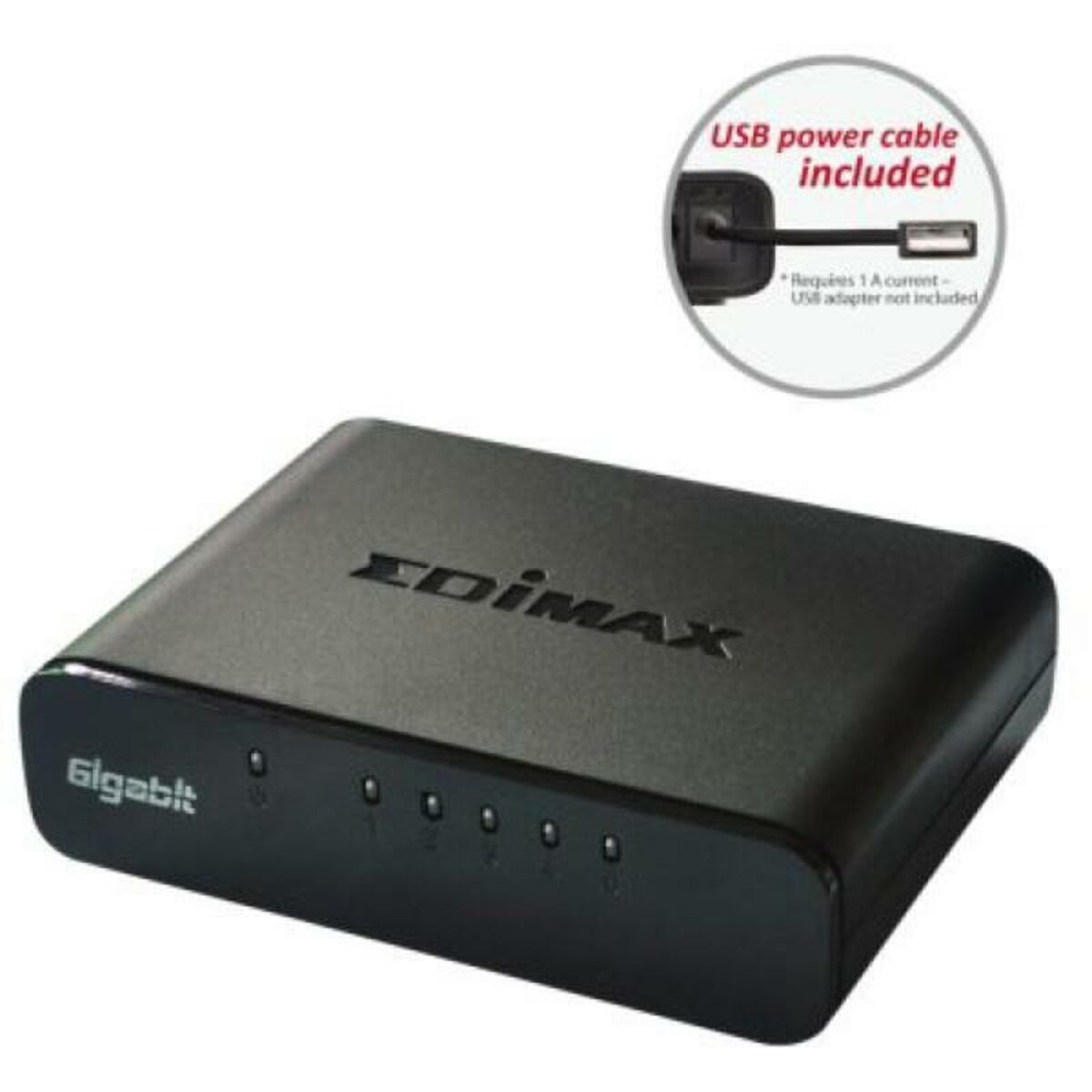 Switch Edimax ES-5500G V3 5 p 10 / 100 / 1000 Mbps Switch Edimax ES-5500G V3 5 p 10 / 100 / 1000 Mbps