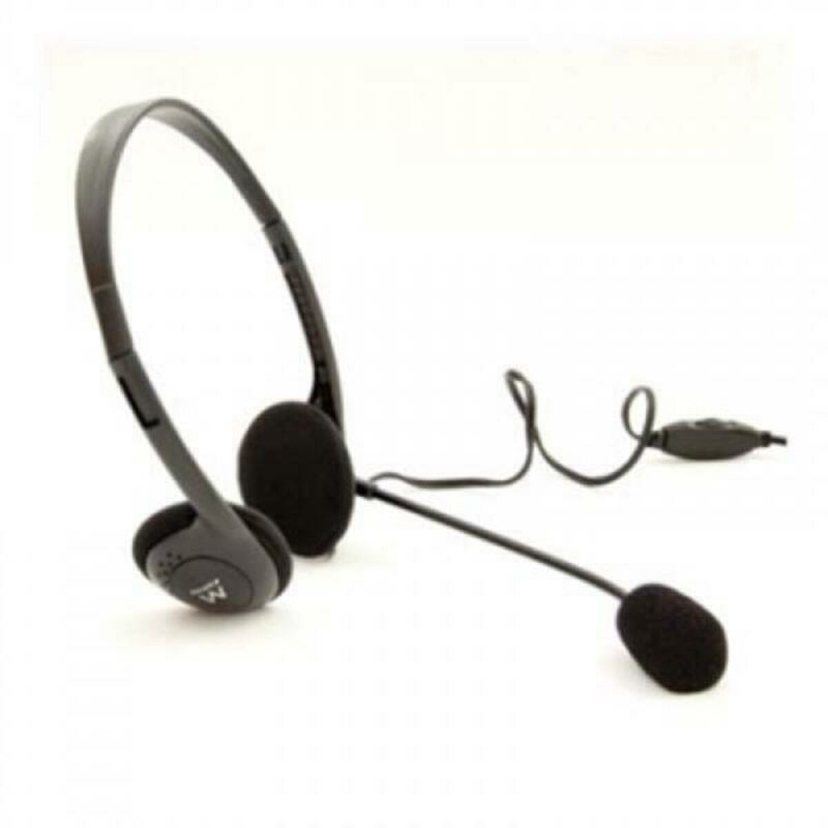 Headphones with Microphone Ewent EW3563 Black Headphones with Microphone Ewent EW3563 Black