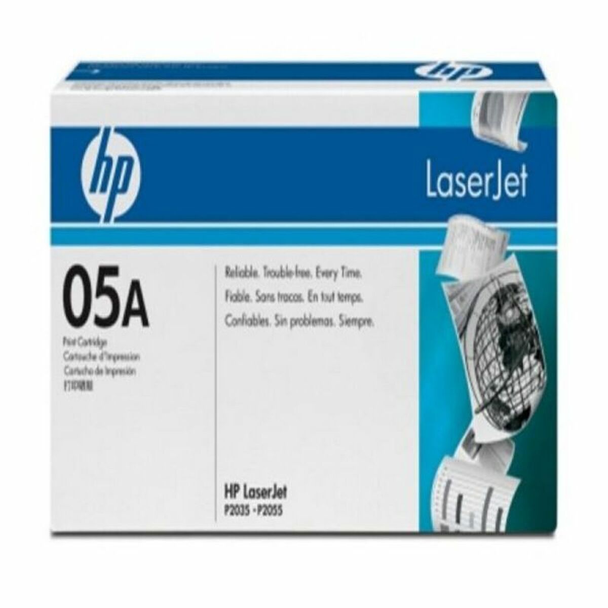 Original Toner HP CE505A Black