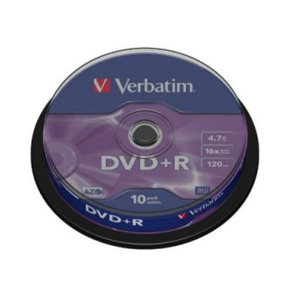 DVD+R Verbatim DVD+R Matt Silver 4.7 GB 16x 10 pcs DVD+R Verbatim DVD+R Matt Silver 4.7 GB 16x 10 pcs