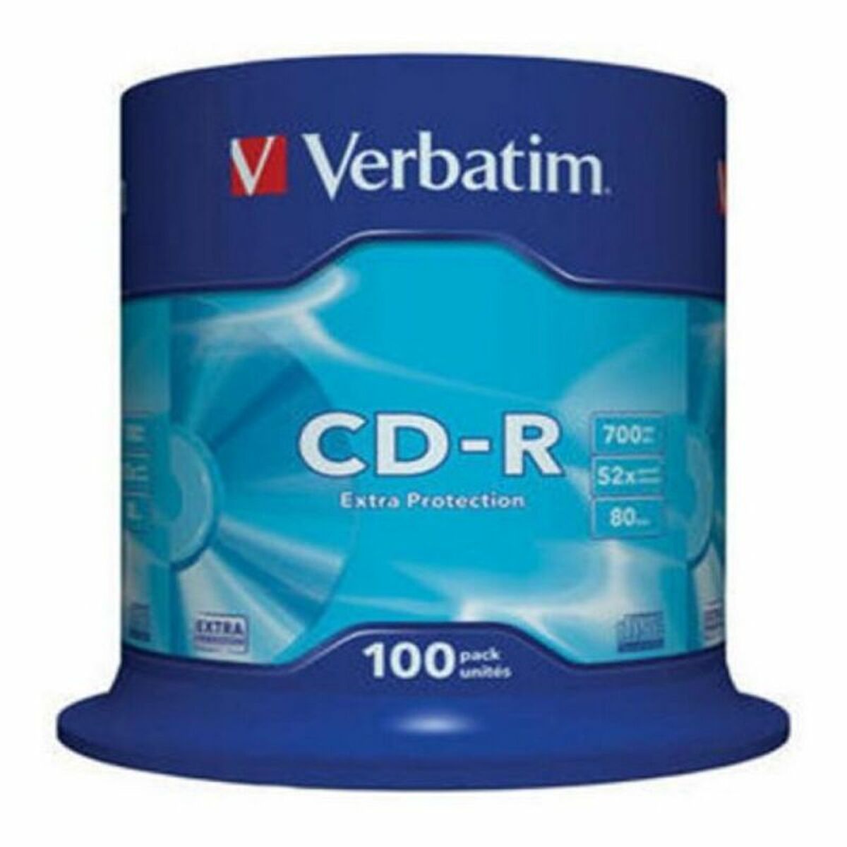 CD-R Verbatim 43411 52x 700 MB (100 Units) CD-R Verbatim 43411 52x 700 MB (100 Units)