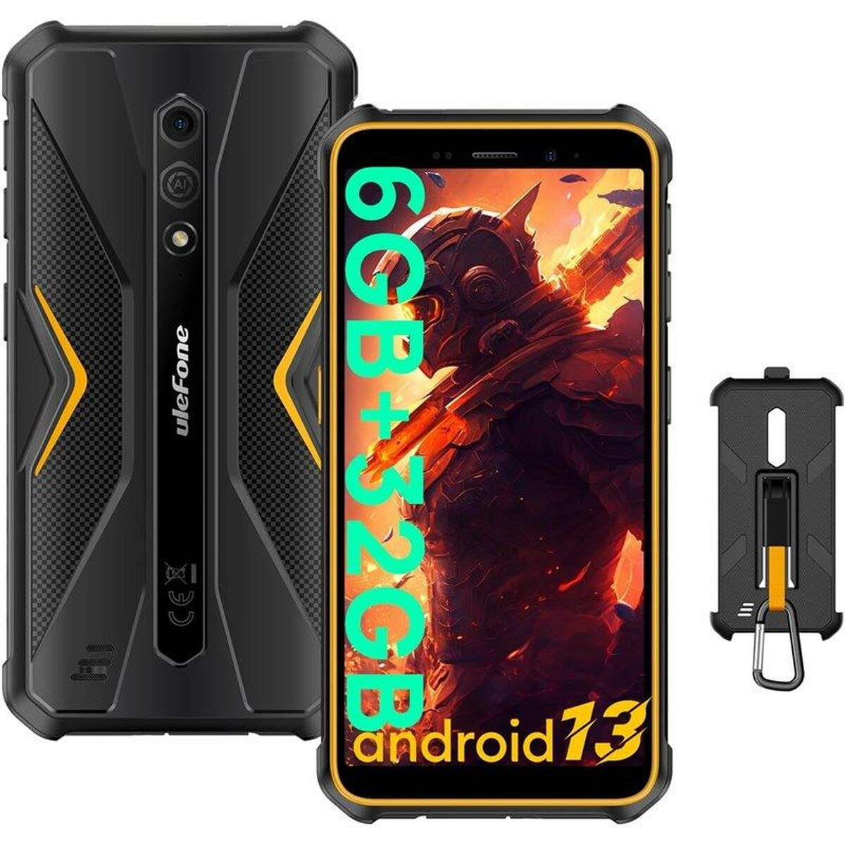 Smartphone Ulefone Armor X12 5,45″ 5.45″ MediaTek Helio A22 4 GB RAM 3 GB RAM 32 GB Black Orange Smartphone Ulefone Armor X12 5,45″ 5.45″ MediaTek Helio A22 4 GB RAM 3 GB RAM 32 GB Black Orange
