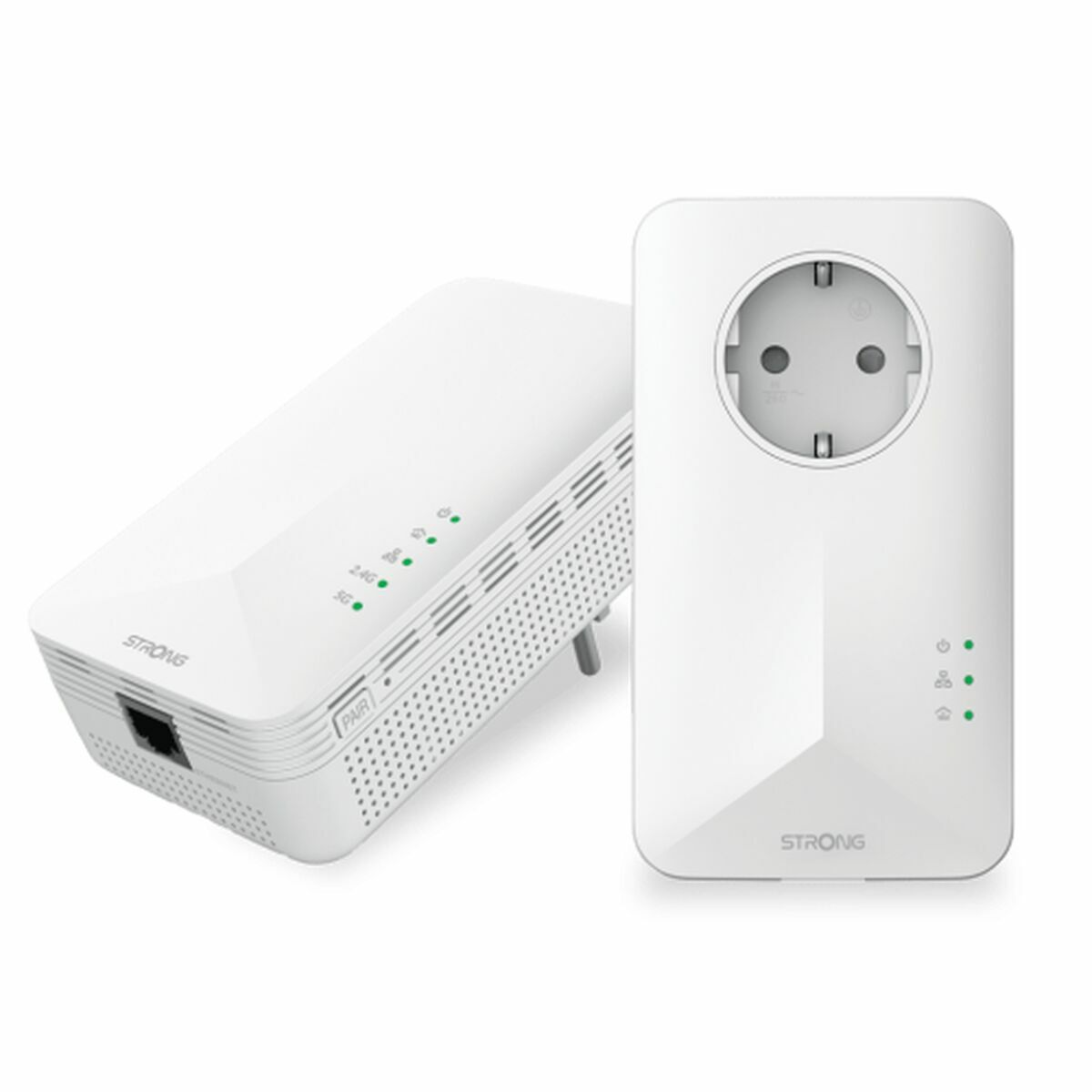 PLC Adapter STRONG POWERL1000WFDUOEUV2 White (2 Units)