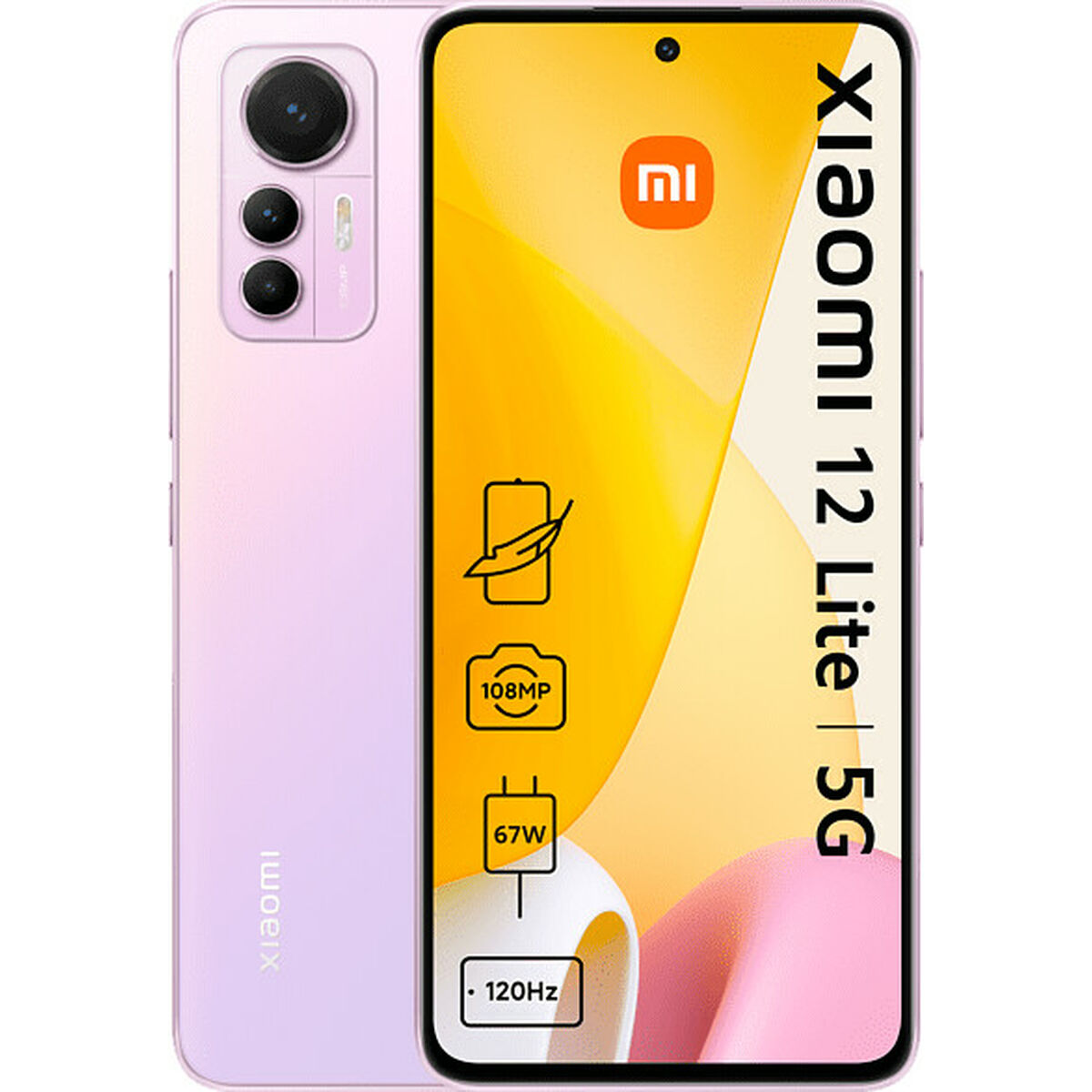 Smartphone Xiaomi 12 Lite 5G 6,55″ Octa Core 6 GB RAM 128 GB Pink