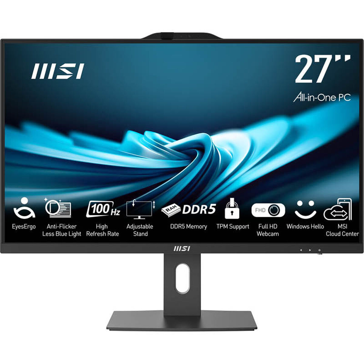 All in One MSI AP272P-483ES 27″ Intel Core i5-14400 8 GB RAM 512 GB SSD Black