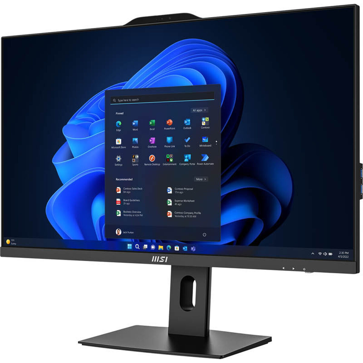 All in One MSI AP272P-483ES 27″ Intel Core i5-14400 8 GB RAM 512 GB SSD Black