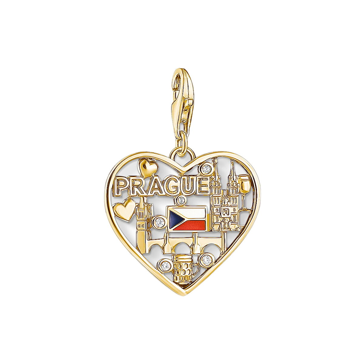 Ladies’ Beads Thomas Sabo IC12365-565-7 Golden 2 cm