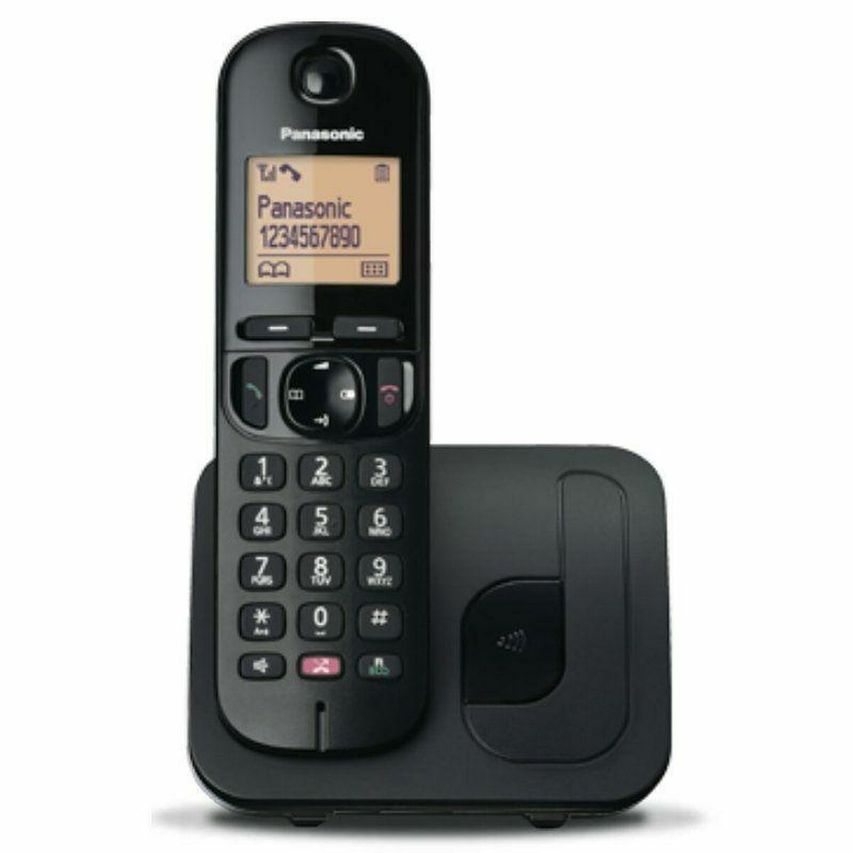 Wireless Phone Panasonic Black 1,6″ Wireless Phone Panasonic Black 1,6″