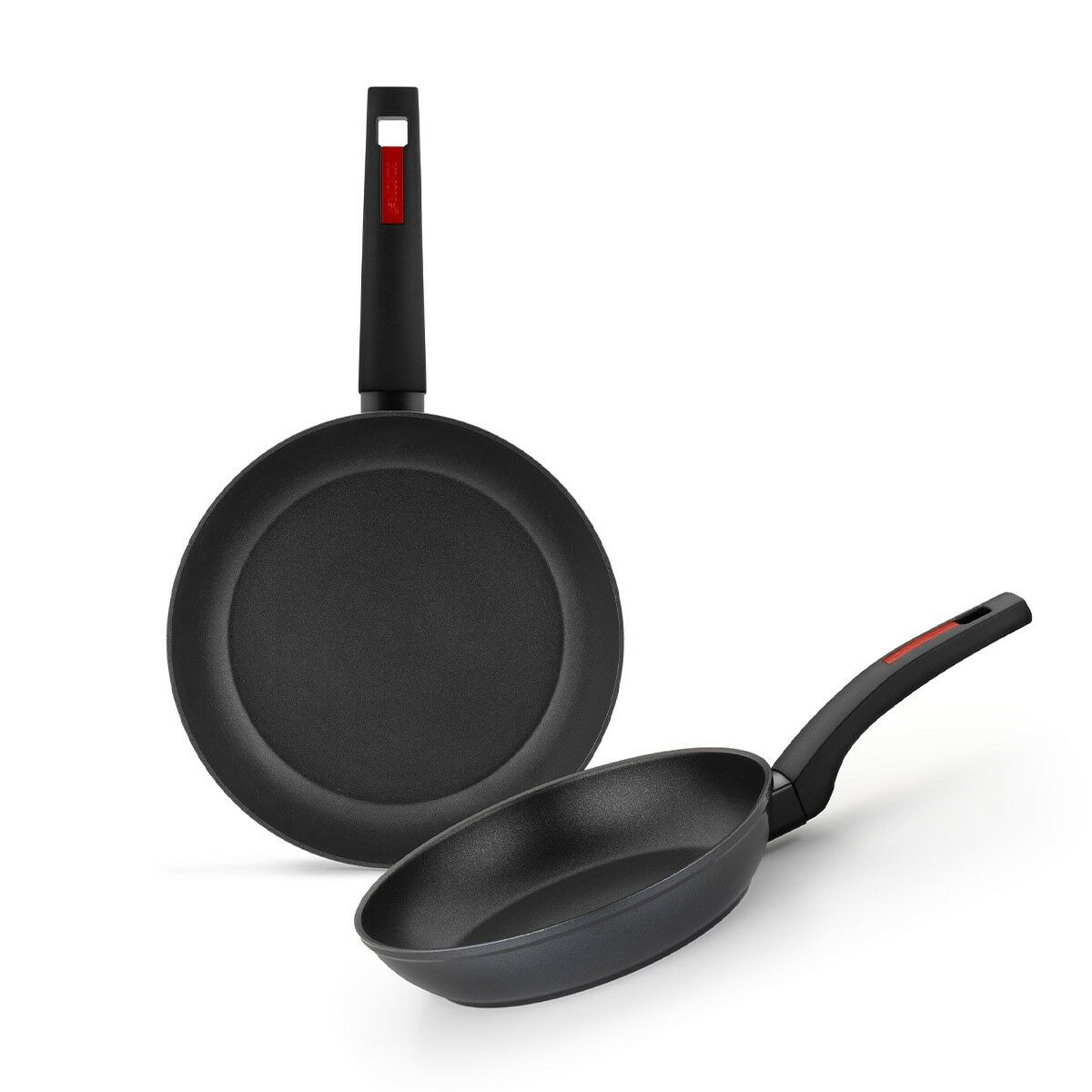 Set of Frying Pans Monix SUNSET Black Aluminium Set of Frying Pans Monix SUNSET Black Aluminium