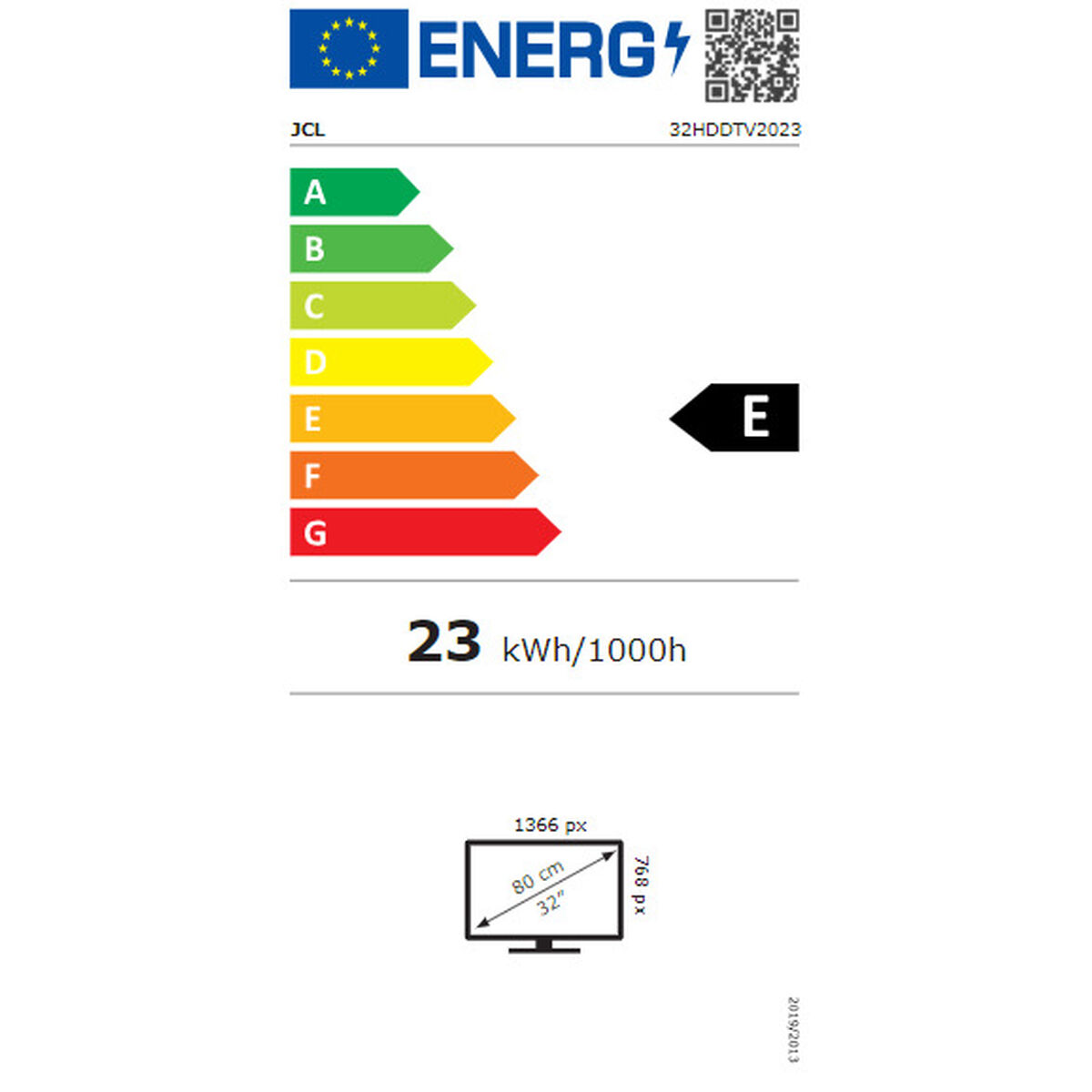 Television JCL 32HDDTV2023 HD 32″ LED