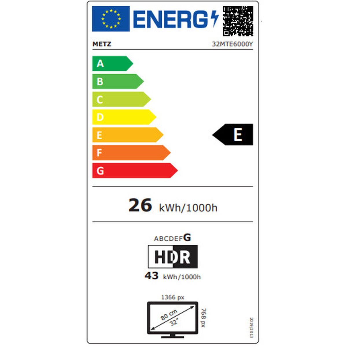 Smart TV Metz 32MTE6000Y HD 32″ LED