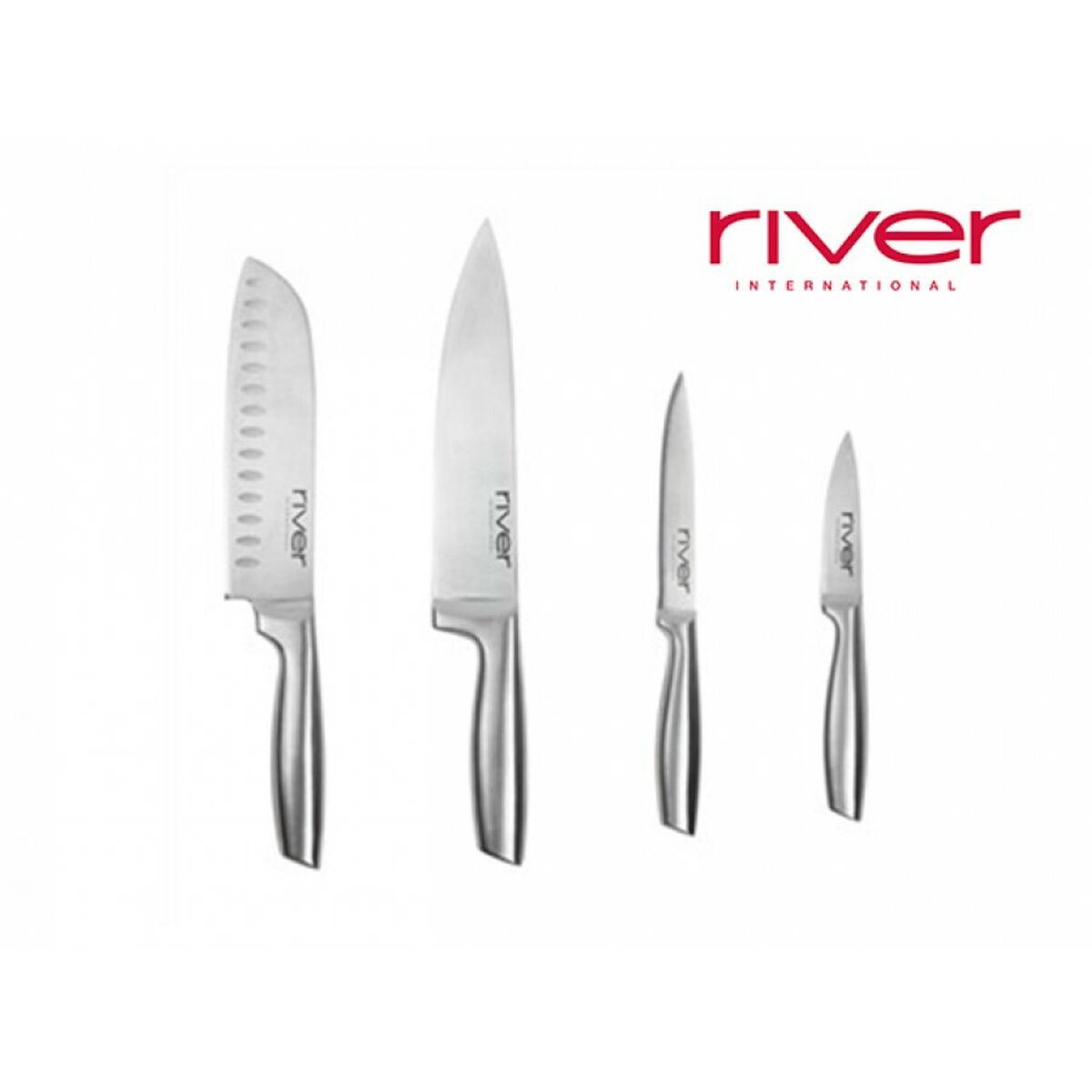 Knife Set River Stainless steel 4 pcs Knife Set River Stainless steel 4 pcs