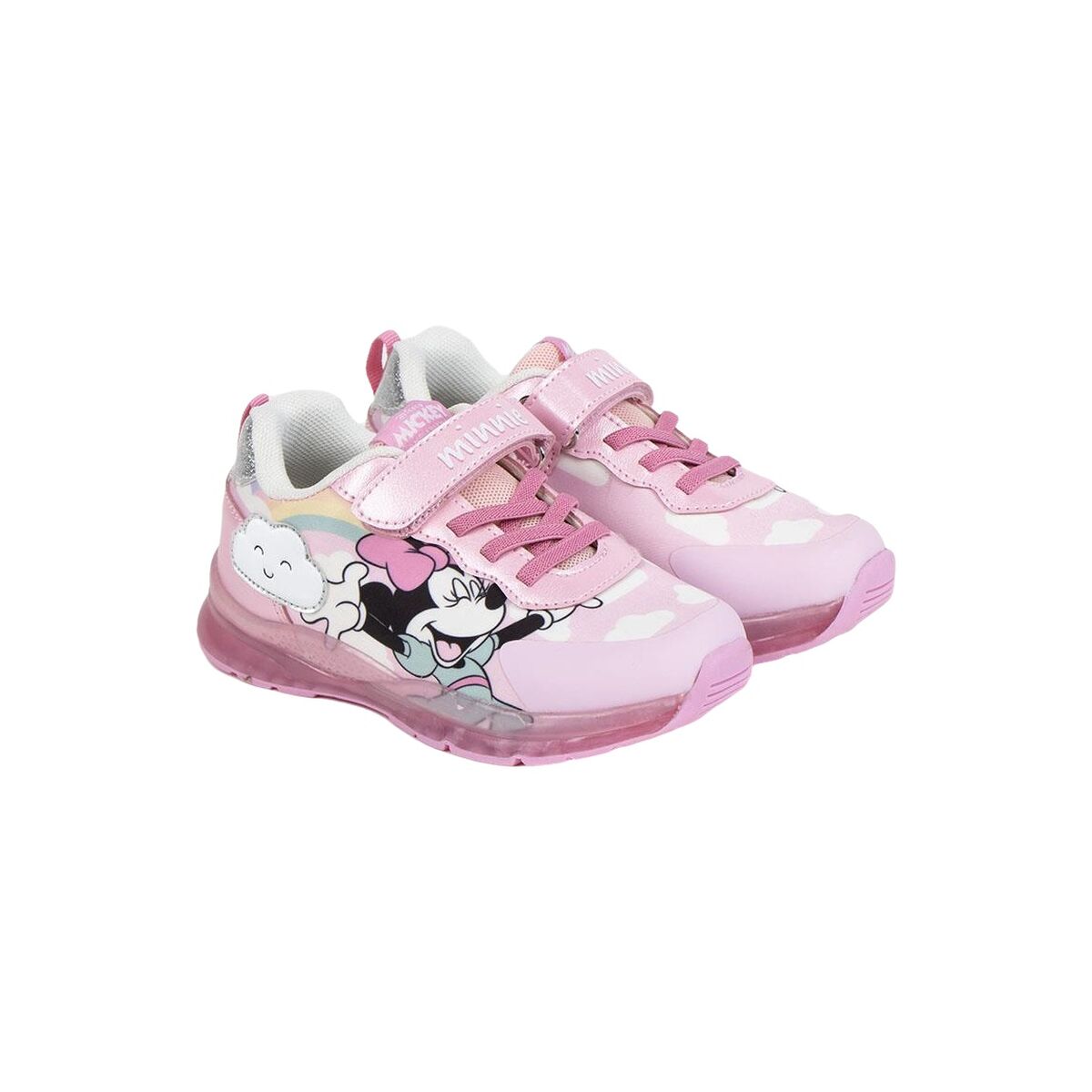 LED Trainers Minnie Mouse Pink
