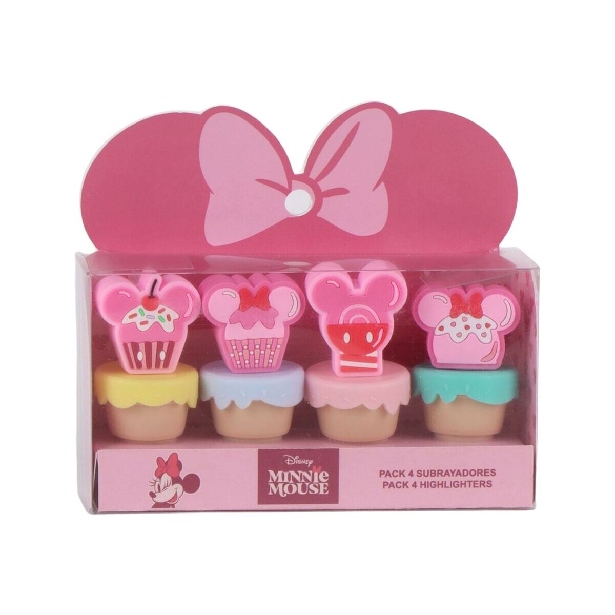 Highlighter Minnie Mouse Pink 5 Pieces Highlighter Minnie Mouse Pink 5 Pieces