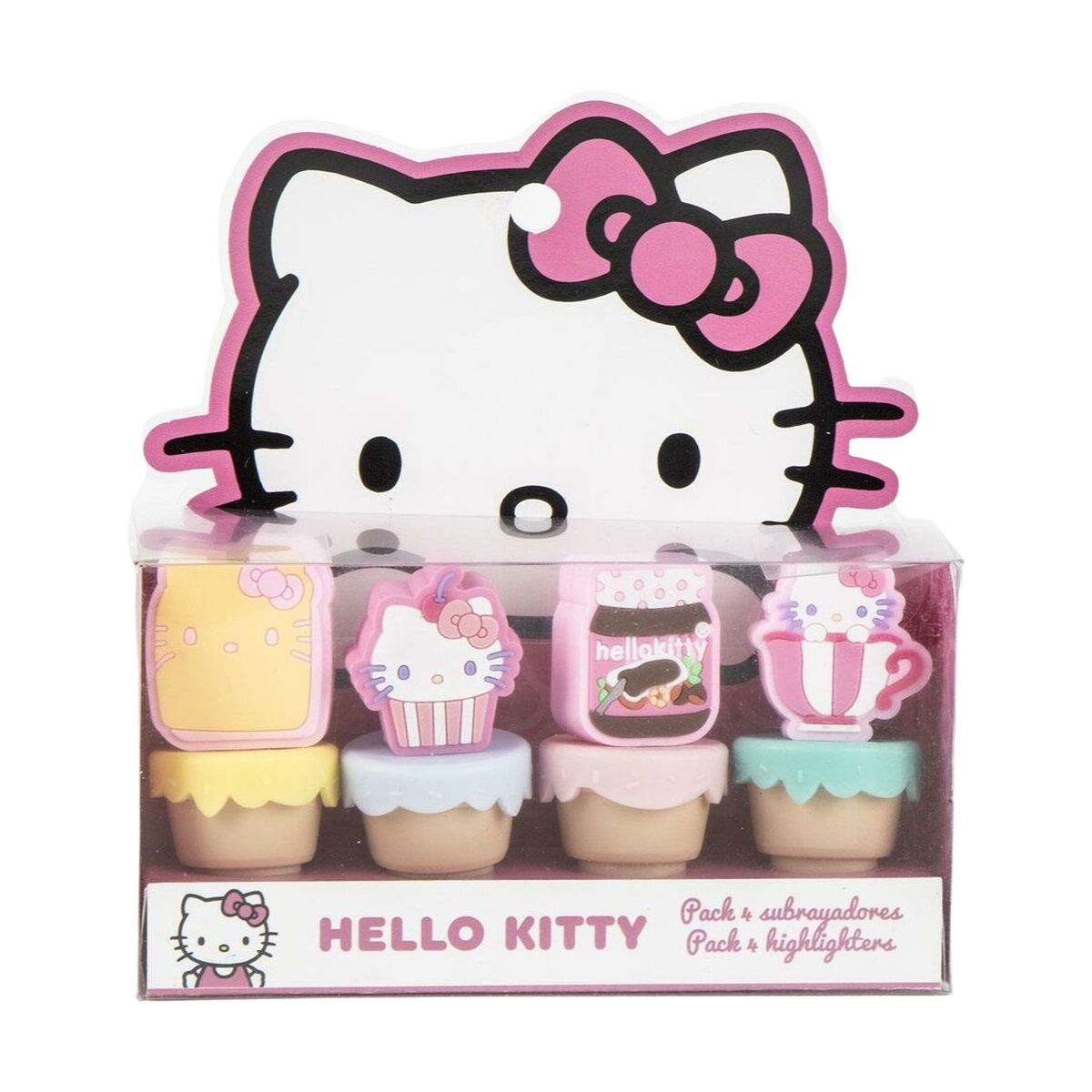 Highlighter Hello Kitty Pink 5 Pieces Highlighter Hello Kitty Pink 5 Pieces