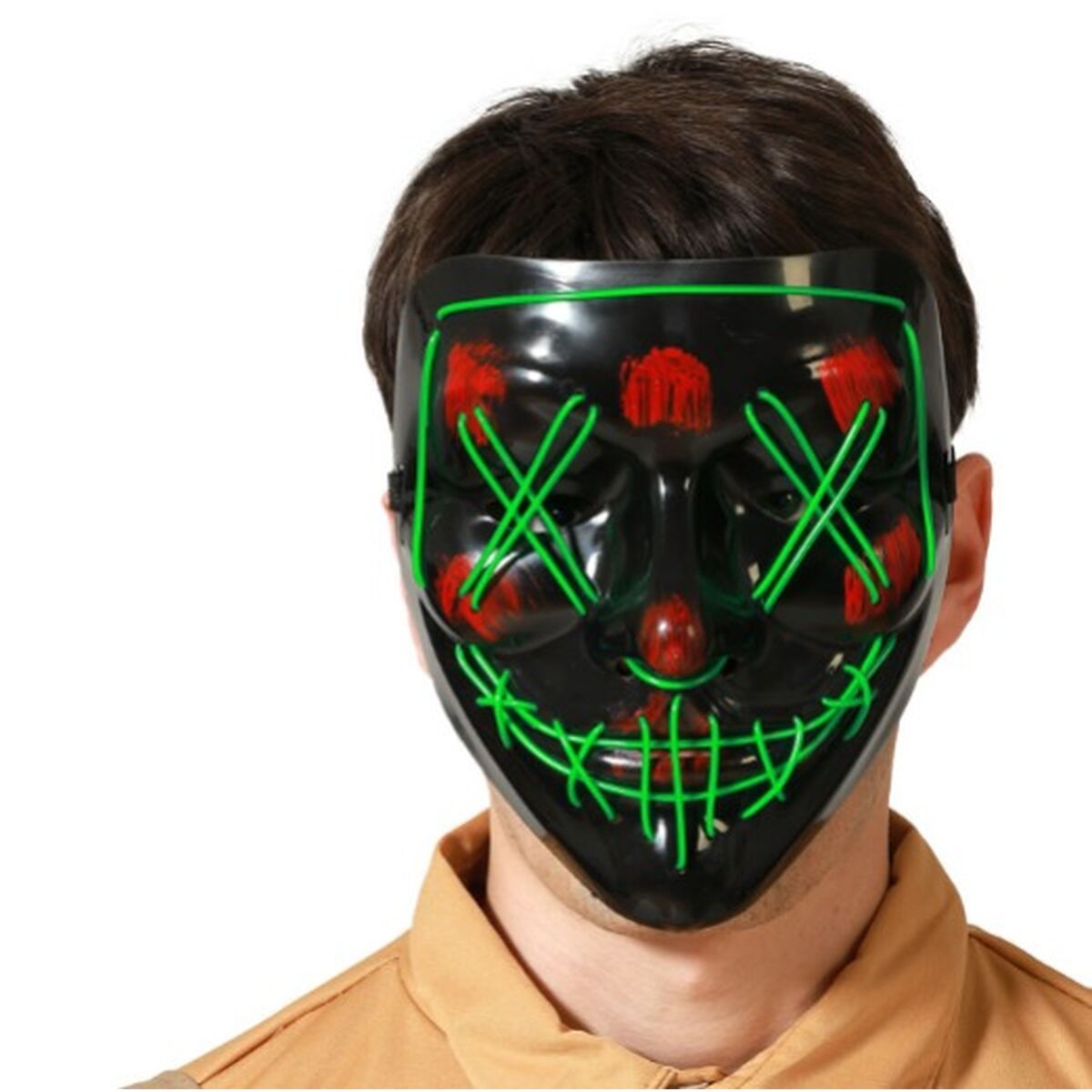 Mask Green Terror LED Light Mask Green Terror LED Light