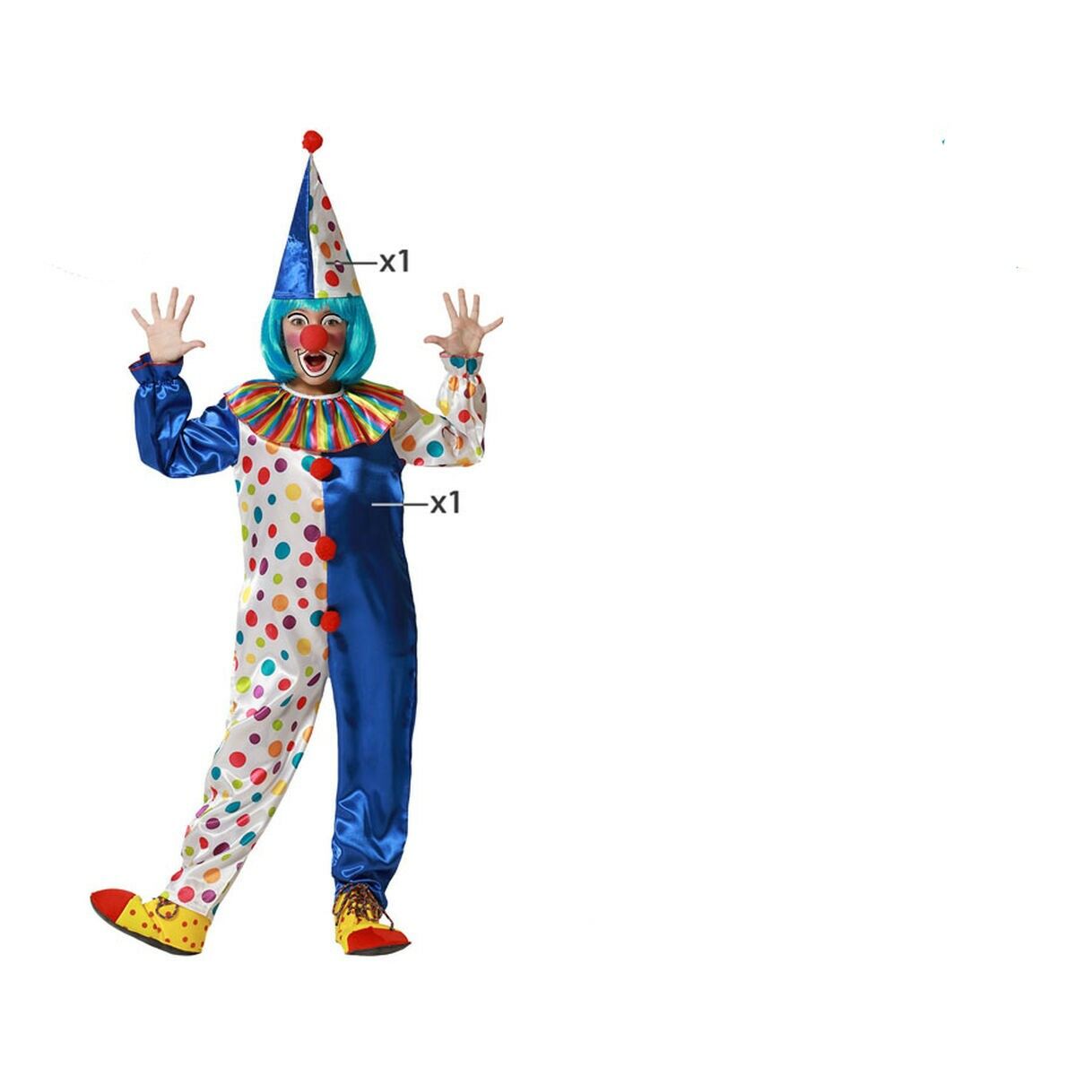 Costume for Children Male Clown Costume for Children Male Clown