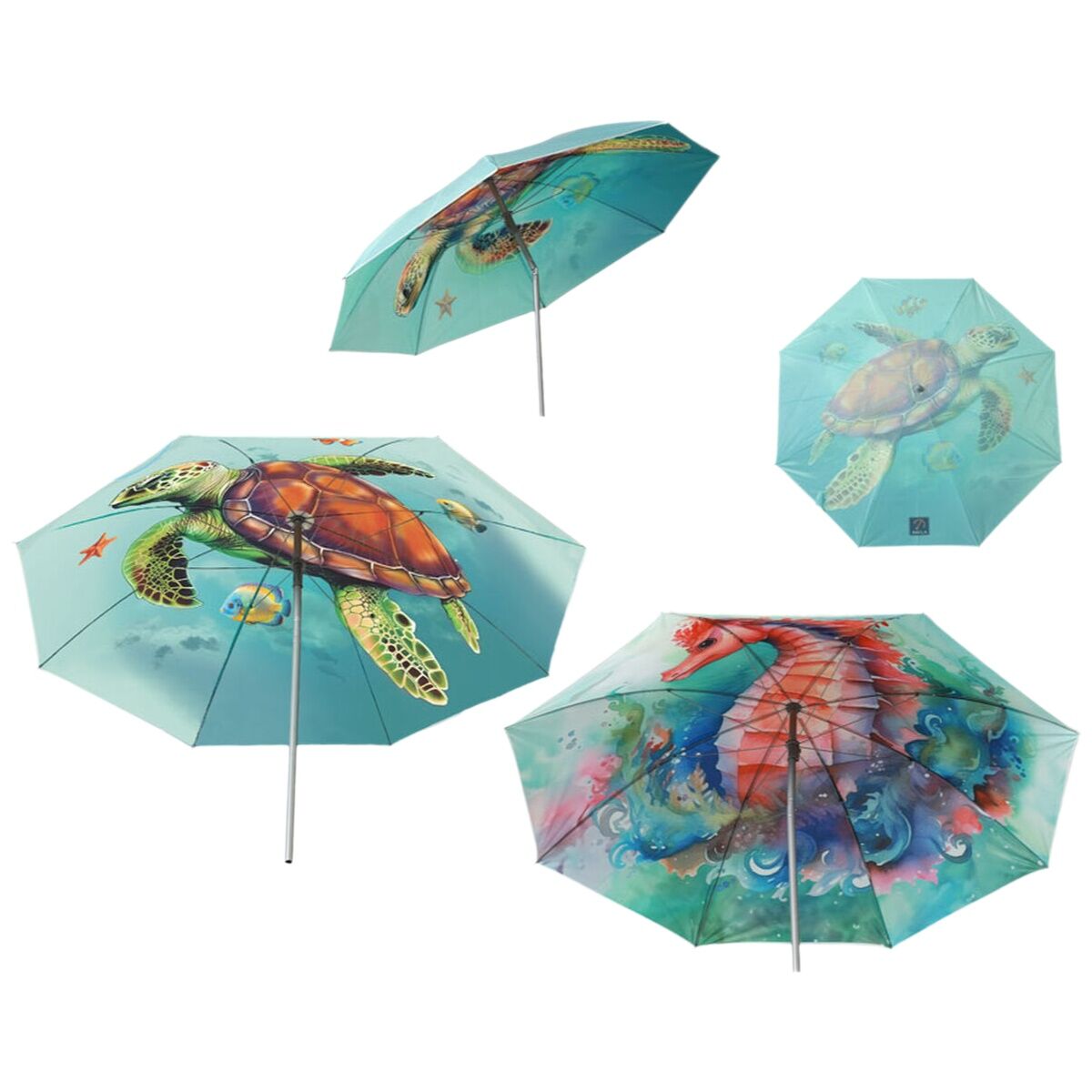 Beach parasol Ø 220 cm SPF50+ Navy Beach parasol Ø 220 cm SPF50+ Navy